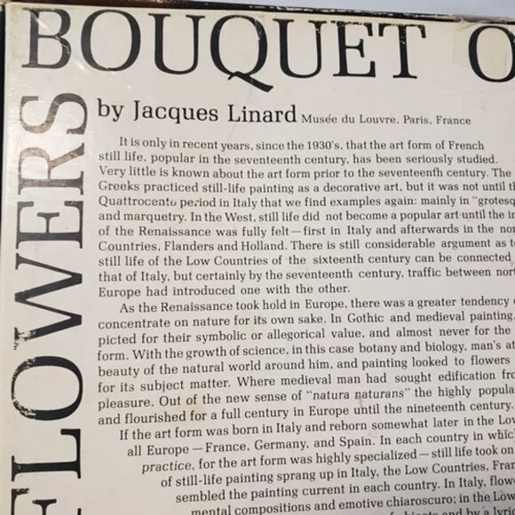 “Bouquet of Flowers” by Jacques Linard 1971 Springbok Art puzzle Complete VTG - Picture 5 of 7